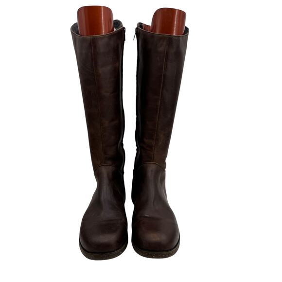 EMU Australia Shearling Leather Boot Armidale Tall Riding SZ 10 Women's Brown - Picture 5 of 15